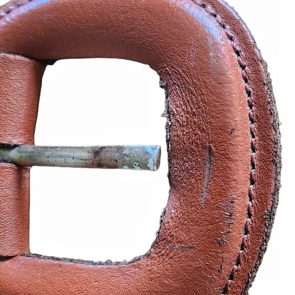 Braided Leather Belt | Boho Cottagecore Hippie Southwest | Women’s Small - Picture 11 of 14